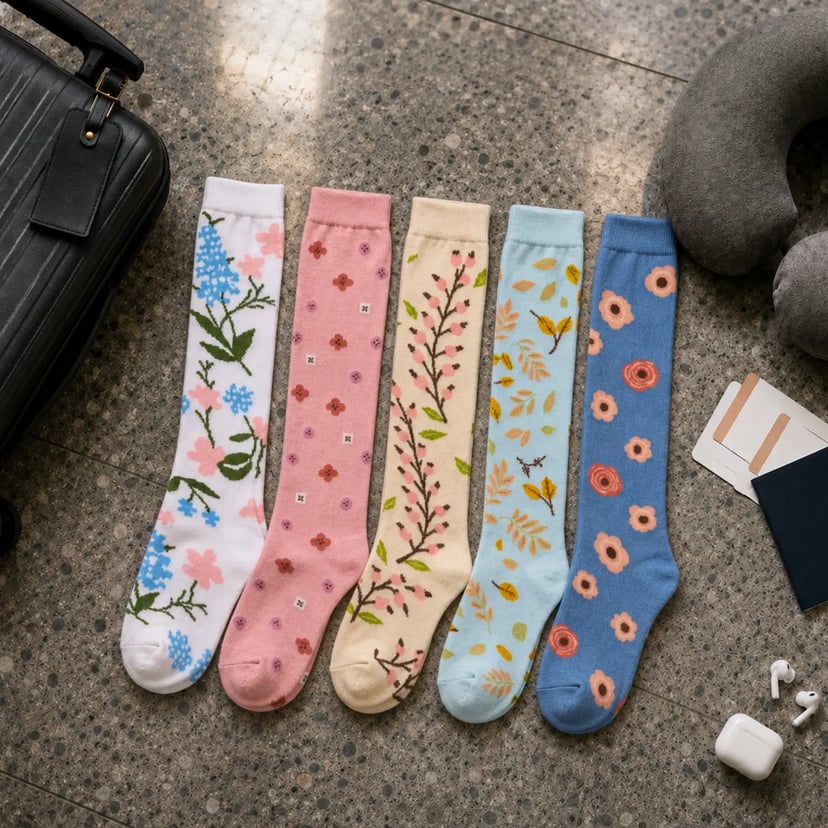 Evirelle 5-pair bundle of compression socks